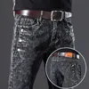 Mode klassieke denim skinny jeans mannelijke heren casual hoogwaardige broeken