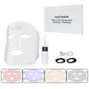 Face Mask Home Beauty Instrument 4 Colors Silicon Red Light Therapy Facial Oil Control Skin Rejuvenation Reduce Redness and Fine Lines