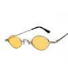 Yoovos punk okulary przeciwsłoneczne kobiety 2023 okrągłe luksusowe okulary przeciwsłoneczne małe ramy Kobiety lustro owalne projektant marki Gafas de sol MUJER230328