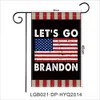 Lets Go Brandon Garden Flag 30x45cm USA President Biden FJB Outdoor Flags Yard Decoration American Flags Banner Ornaments Wholesale