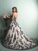 Party Dresses J16 Ivory Tulle Black Appliques Sweetheart Natural ALine FloorLength Long Wedding DressesBridal Gowns 230328