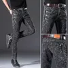 Mode klassieke denim skinny jeans mannelijke heren casual hoogwaardige broeken