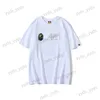 T-shirt da uomo INS Ape Man Monkey Head T-shirt Lettera Ghost Premium Girocollo Allentato Casual Manica corta da uomo e da donna T230328