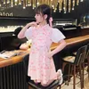 女の子のドレスガールズサマードレスフローラルパターンドレス女の子のためのカジュアルスタイルドレスティーンエイジ服のカジュアルスタイルドレス女の子6 8 10 12 14