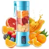 Portable Portable Electric Fruit Juicer Tools Handhållna Vegetabiliska Juices Maker Maker Blender Laddningsbar Juice Making Cup Kitchen Tools med USB -laddningskabel