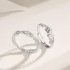 Cluster Rings Silver For Women Couple Gifts Original Items Halloween Love Gift Luxury Jewellery Ring