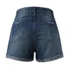 Shorts Checke Dames Denim voor Dames Zomer Casual Mid Taille Korte Mode Damessokken 11