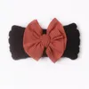 Hair Accessories Toddler Headbands For 1 Year Old Infant Baby Boys Girls Knitted Stretch Color Block Bowknot Flower Headband