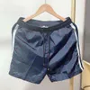 Women Men Striped shorts are elegant swim short Casual Sports Gym Quick Drying Man Beach Pants Black and White