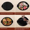 Миски 4 в 1 медленная плита вкладыши подходят для 6 Qt Crockpots Grids Silicone Cooking Mulareable Black