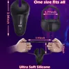 Коркинг Сексуальные Игрушки 3 в 1 вибраторный пенис промежность для мужчин Силиконовый петух кольца колец