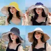 HBP Summer Hats Spring Anti-UV Bucket Women Men Men Brim Beh Sun Outdoor Sunscreen Panama Hat Складная портативная рыбака Cap P230327