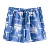 Men's Shorts Inch Inseam Swim Trunks Men Summer Short Pant Printed Loose Tether Pocket Board Casual Beach FashionMen's