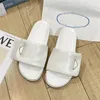 2023 Designer Slipper Sandal Kvinnor Män gummiläder Slid Sandal Dress Shoes Wedges Sandal Beach Slippers Luxury Summer Platform Slide Tjock Bottom Cha68