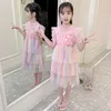 Girl's Dresses Girls Summer Dresses Striped Dress Girls Neweset Dress For Kids Casual Style Costume Girl 6 8 10 12 14