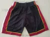 Dwyane Wade Basketball Shorts Just Don Wear Sport Pant Pocket Zipper 1996-97 Men Team Red Black Pink Blue Pants Jimmy Butler Bam Ado Tyler Herro Kyle Lowry