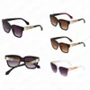 Designer Shades Sunglass Anti-glare Filter De lichte modieuze gestreepte zonnebril Klassieke stijl 4 kleuren optie