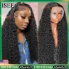Synthetic Wigs Mongolian Kinky Curly Wigs 13x6 HD Transparent Lace Frontal Human Hair Wigs Deep Curly Lace Front Wigs For Women Cheap Wigs W0328