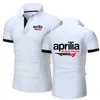 Męskie koszulki Letnia męska koszula Aprilia Racing RSV4 Drukowanie swobodne wysokiej jakości krótkie rękawy Man harajuku klasyczne topy niestandardowe koszulki Z0328
