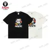 Herr t-shirts apa new ape head short hylsa herrar sommar ungdomsstudent bomull tecknad t-shirt par lös t-shirt t230328