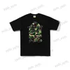 Herr T-shirts Four Seasons Beställ ABC CAMO SHARK Camo Ape Shark Fritid Kortärmad T-shirt för män 23SS T230328