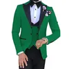 Costumes pour hommes Blazers costume costume pour hommes trois pièces Version coréenne modèle ajusté affaires costume de marié robe de mariée du marié costume pour hommes 230328