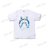 Herr T-shirts Four Seasons Beställ ABC CAMO SHARK Camo Ape Shark Fritid Kortärmad T-shirt för män 23SS T230328