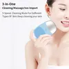 Cleaning Tools Accessories ANLAN Sonic Electric Cleansing Brush Silicone Mini Face Cleaner Skin Massager Deep Pore Cleaning Face Cleansing Brush 230327