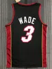 Camisas de basquete City White 2022-23 Dwyane 3 Wade LeBron 6 James Red Black Homens Mulheres Jovens Crianças