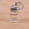 Favor de festa Cube Hollow Car Bottle Difusers Brulha Retrista Ornamento pendurado Solping Air Scownener para óleos essenciais Fragrância Difusor Fragrância vazia Pingente de garrafa de vidro C21