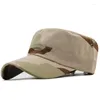 Bérets hommes été Camouflage motif armée militaire chapeau dames tactique formation pêche chasse randonnée sport plat haut casquette de Baseball