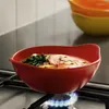 Bowls Color Heat-Resistant Ceramic Bowl Available For Direct Fire Oven Microwave Binaural Baking Salad