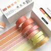 8 PCSSET Söt Solid Color Washi Tape Grid Masking Tape Kawaii Dekorativt självhäftande klistermärke Trickbok Dagbok Stationery 2016