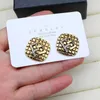 2023 Designer New Small Xiangfeng advanced sense letter net red versatile Earrings