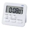 Timers de cozinha 4x timer de cozinha temporizador de ovo com relógio Digital Timer Stopwatch com alarme alto LCD para cozinhar esportes de cozimento etc 230328