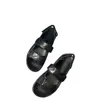 Sandalias Diseñador de velcro Sandalias gruesas Soled Muffin de cuero de vaca Softs Sports Sports Beach Sports ST2M