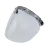 Motorcycle Helmets Windproof 3-Snap Visor Lens Shield For MotorcycleHelmets Flip Up Down Open Face