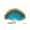 Andra evenemangsfestleveranser Peacock Fan Belly Dance Articles Feating 6st/Lot WL281 Drop Delivery 202 Dheen