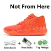 Lamelo Ball MB.01 كرة السلة أحذية رجال Sneakes Sneaker Black Blast Buzz Lo Ufo ليس من هنا Rick و Morty Red Queen City Men Trainers Shole Shole