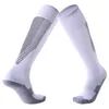 Hommes Femmes Équipe Football Chaussettes Genou Haut Mollet Compression Athlétique Long Tube Chaussettes Entraînement De Football Épaississement Garder Au Chaud Chaussette Ados