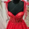 Платья для вечеринок Lakshmigown Glitter Gothic Black Corset Свадебное кружево 2023 г. Raw
