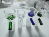Glass Bowl Herb Slide 14mm 18mm Male Hookah Dab Bowls with Flower Snowflake Filter Bowl for Glass Bongs and Ash Catcher