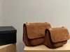 Classici NIKI Borse da donna Borsa a mano Borsa a tracolla Marca LOULOU Designer a forma di Y Pelle di pelliccia da donna Catena di metallo Borsa a tracolla a conchiglia nera