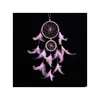 Articoli di novità Dream Catcher Room Decor Tessitura di piume Recuperare l'angolo Dreamcatcher Campanelli eolici Indian Styl Dhbzf