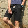 Shorts masculinos da marca de shorts shorts de joelho algodão shorts de algodão elástico masculino short curto short casual homme homens grandes tamanho 5xl masculino sólido w0327