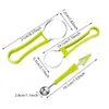 4 in-1 Melon Cutter Scoop Fruit Vegetable Tools Carving Knife Fruit Cutter Dig Pulp Separator Kitchen Gadgets Accessory