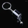 Keychains Mini Car Gear Box Keychain For Men Women Imitation 6 Speed Manual Styling Keyring Knob Shift Gearbox Stick Gift