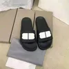AAA Designer Slides Pantofole da uomo Borsa blom fiori stampa in pelle Web Scarpe nere Sandali estivi di lusso di moda sneakers da spiaggia TAGLIA cha68