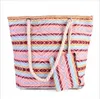 Beach Bags New Beach Bag Women s Colorful Large Capacity Canvas Carry a Handbag with Small Change When You Go Out 230327