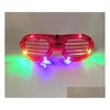 Party Masks Fashion Shapeurs LED SUMPRES DE LED LED LETURS LET UP TOYS TOY